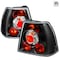 Spec-D Tuning 99-04 Volkswagen Jetta Altezza Tail Light Black LT-JET99JM-TM - alternate 1